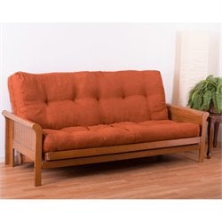 Blazing Needles 8 Full Size Coil Pack Futon Mattress (Micro Suede)