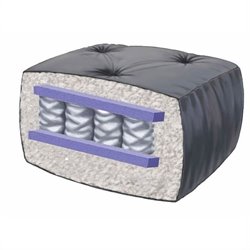 Blazing Needles 8 Full Size Coil Pack Futon Mattress (Tapestry)