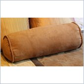 Blazing Needles 2 Piece Micro Suede Corded Bolster Cushion Set