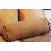 Blazing Needles Premium Micro Suede Bed Spread Bolsters (Set of 2)