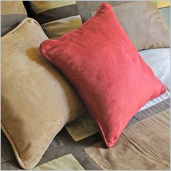 Blazing Needles Premium 20 Indoor Micro Suede Pillow Package