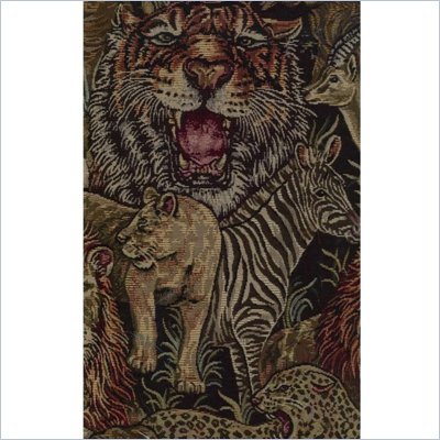 Blazing Needles S/5 Tapestry Futon Cover Package in Safari