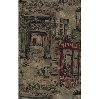 Blazing Needles S/5 Tapestry Futon Cover Package in Café de Paris