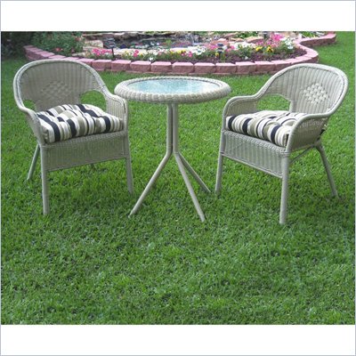 Blazing Needles Set of 2 Outdoor Patio Bistro Cushions