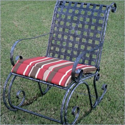 Blazing Needles Outdoor Patio Rocker Cushion