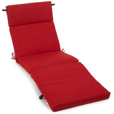 Blazing Needles 74" Patio Chaise Lounge Cushion