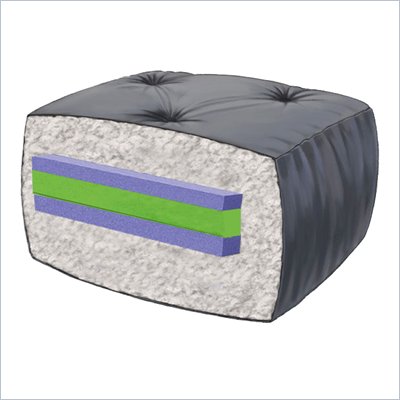 Blazing Needles 6" Full Size Futon Mattress (Tapestry)