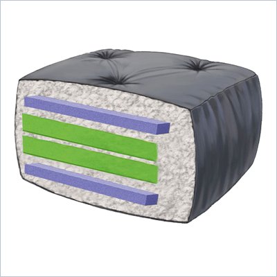 Blazing Needles 8" Full Size Futon Mattress (Tapestry)