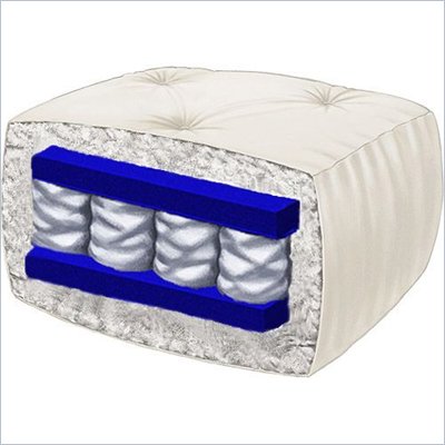 Blazing Needles 9" Full Size Coil Pack Futon Mattress (Micro Suede)