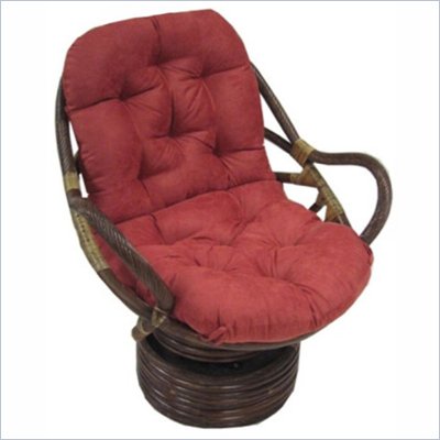 Blazing Needles Standard Swivel Rocker Micro Suede Cushion