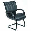 ADD TO YOUR SET: Boss Office Products Modern LeatherPlus Guest Chair with Cantilever Base