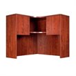 ADD TO YOUR SET: Boss Office Products Corner Hutch with Corner Desk Shell