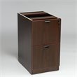 ADD TO YOUR SET: Boss Office Products 2 Drawer Vertical Wood File Cabinet in Mahogany