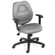ADD TO YOUR SET: Boss Office Products Ratchet Back Molded Foam Task Chair with Adjustable Arms