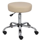 Boss Office Products Easy Movement Caressoft Doctor's Stool in Beige
