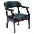 ADD TO YOUR SET: Boss Office Products Captain's Guest Chair with Arms and Casters