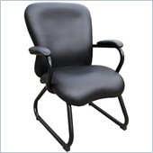 Boss Office Products Big and Tall Sled Base Guest Chair
