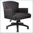 Boss Office Products Black Crepe Executive Box Arm Chair by Boss Office Chair