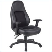 Boss Office Products Leather Plus Multi-Functional Mechanism Chair