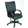 Boss Office Products High-Back Black Leather Plus Chair by Boss Office Chair