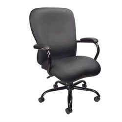 Boss Office Products Big Person Chair Black Caressoft Plus 300 Lbs Limit by Boss Office Chair