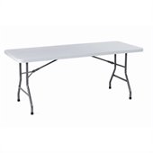 Boss Office Products Molded Folding Table - 30D x 96W