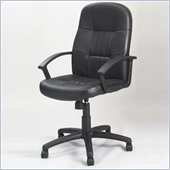 Boss Office Products Black Leather High Back Chair
