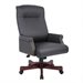 Boss Office Products CaressoftPlus Executive Office Chair in Black