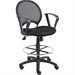 Boss Office Mesh Drafting Chair with Loop Arms