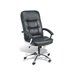Boss Office Executive Office Chair with Chrome Base in Black