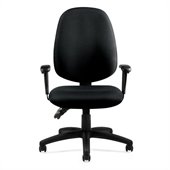 Offices to Go Multifunction Chair with Arms in Black
