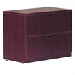 ADD TO YOUR SET: Offices to Go 2 Drawer Lateral Wood File with Lock in Mahogany Finish