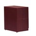 Offices to Go 2 Drawer Vertical Wood File Pedestal with Lock-American Mahogany