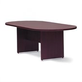 Offices to Go 8' Racetrack Conference Table with Slab Base