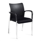 Offices To Go Occassional Chair with Arms in Black