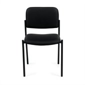 Offices To Go Armless Stacking Chair in Black