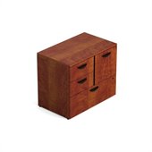 Offices To Go Mixed 298 Unit with Lock in American Dark Cherry