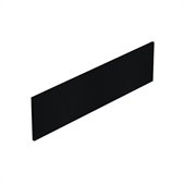 Offices To Go 68.25 x 17.25 Tack Board in Black Fabric