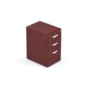 Offices To Go 22 Box File Pedestal with Lock in Cordovan
