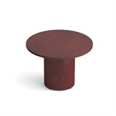 Offices To Go 42 Drum Base Round Table in Cordovan