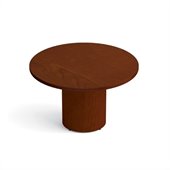 Offices To Go 48 Drum Base Round Table in Toffee