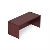 Offices To Go 66 Rectangular Desk Shell in Cordovan