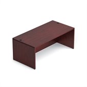 Offices To Go 72 Rectangular Desk Shell in Cordovan