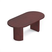 Offices To Go 72 Racetrack Conference Table in Cordovan