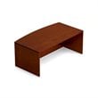 ADD TO YOUR SET: Offices To Go Bow Front Desk Shell in Toffee