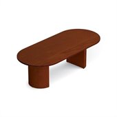 Offices To Go 96 Racetrack Conference Table in Toffee