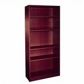 Offices to Go 71 - 4 Shelf Bookcase in American Mahogany Finish