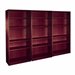 Offices to Go 4 Shelf Wall Bookcase in American Mahogany