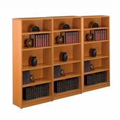 Offices to Go 4 Shelf Bookcase in American Cherry