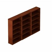 Offices to Go 4 Shelf Bookcase in Toffee